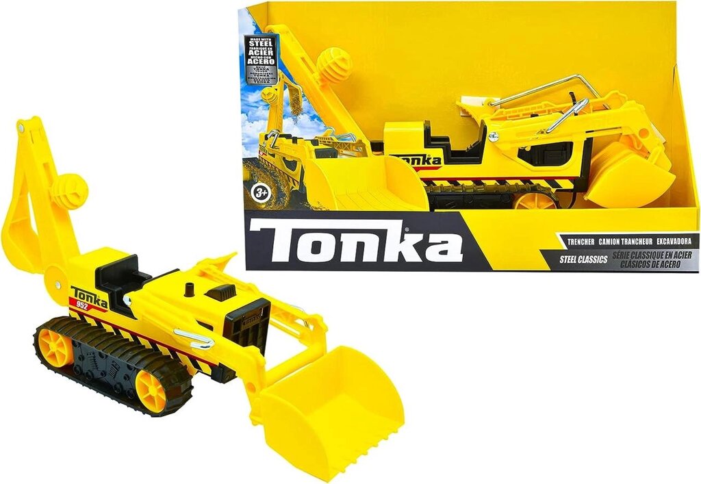 Tonka Steel Classics Trencher. Траншеєкопач від тонка Код/Артикул 75 401 Код/Артикул 75 401 Код/Артикул 75 401 від компанії greencard - фото 1