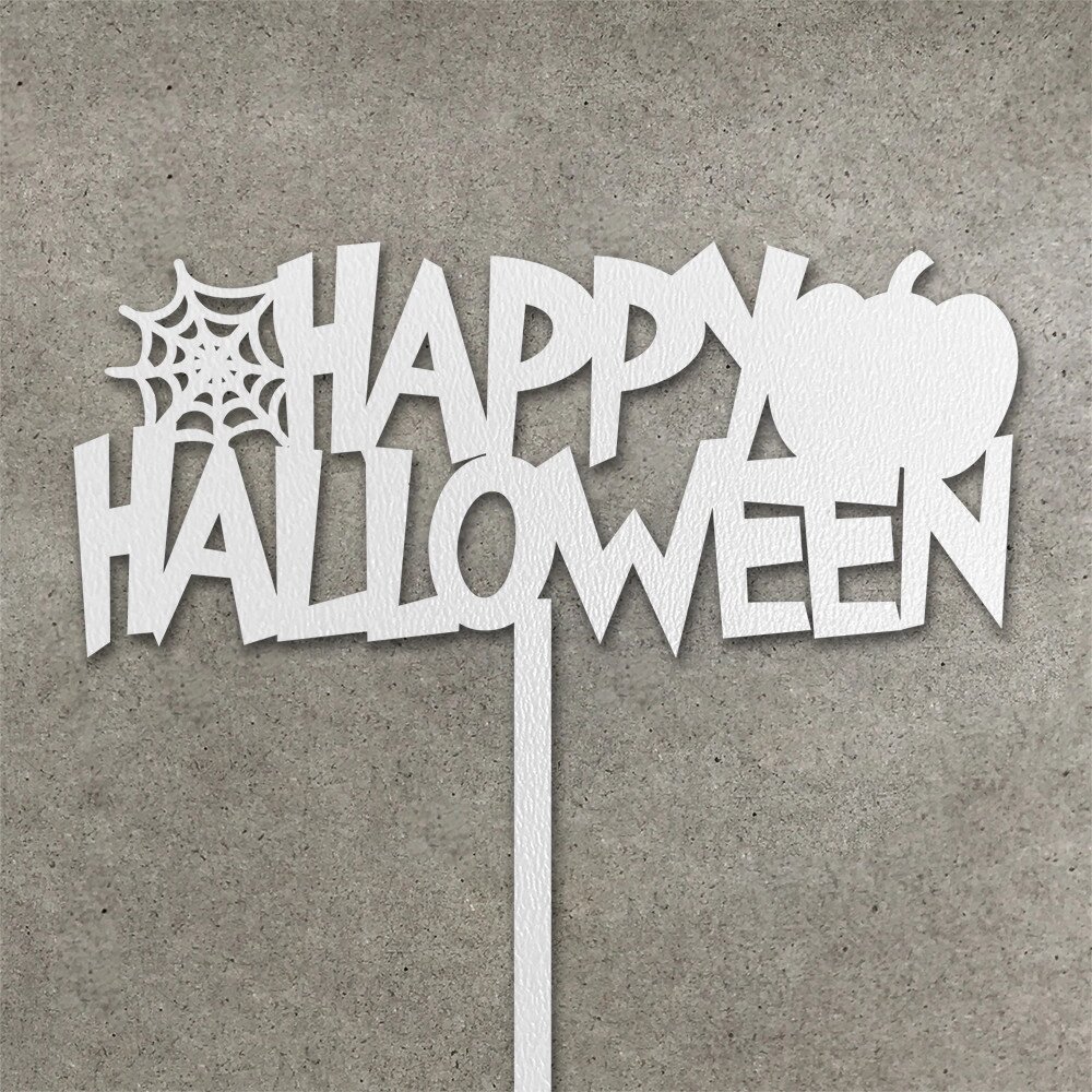 Топпер "Happy Halloween" з ДВП ( 13 см) Код/Артикул 80 Т0228б від компанії greencard - фото 1