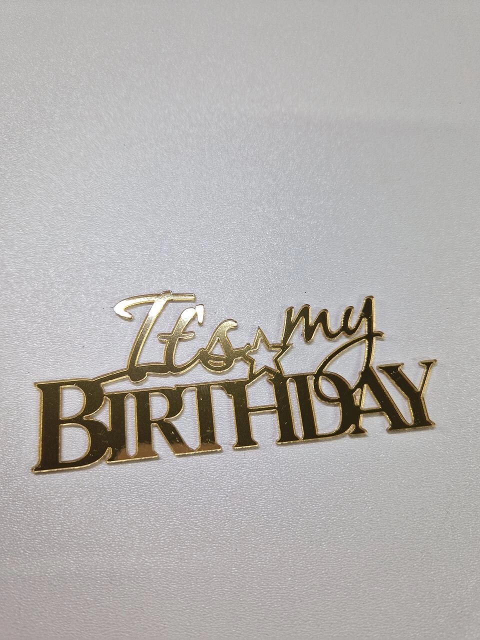 Топпер "It's my Birthday"  ( 12 см) Код/Артикул 80 Ф0279за від компанії greencard - фото 1