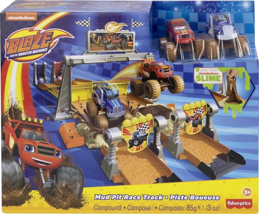 Трек спалах і диво машинки з слаймом Fisher-Price Blaze Monster Machines Код/Артикул 75 900 Код/Артикул 75 900 від компанії greencard - фото 1