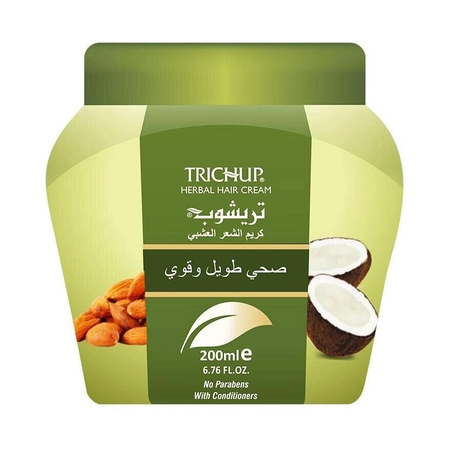 Тричуп: крем для росту та відновлення волосся (200 мл), Trichup Healthy Long and Strong Herbal Hair Cream,  Vasu Під від компанії greencard - фото 1