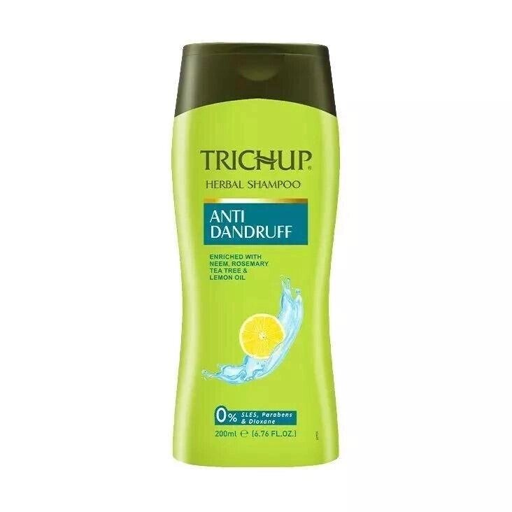 Тричуп: шампунь проти лупи (200 мл), Trichup Anti Dandruff Herbal Shampoo,  Vasu Під замовлення з Індії 45 днів. від компанії greencard - фото 1