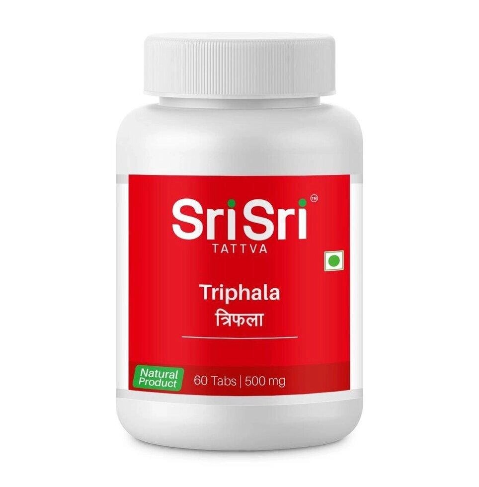 Трифала (60 таб, 500 мг), Triphala,  Sri Sri Tattva Під замовлення з Індії 45 днів. Безкоштовна доставка. від компанії greencard - фото 1