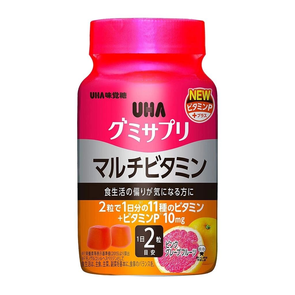 UHA Gummy Multivitamins мультивітаміни у вигляді жувальних мармеладок, курс на 30 днів під замовлення з Японії за 30 від компанії greencard - фото 1