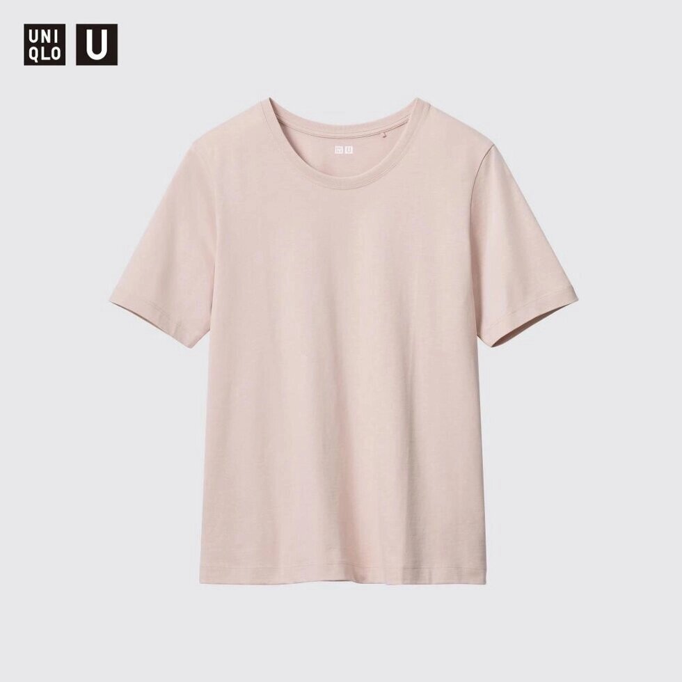 Uniqlo ЯПОНІЯ Бавовняна футболка Supima з круглим вирізом та короткими рукавами під замовлення з Японії за 30 днів, від компанії greencard - фото 1