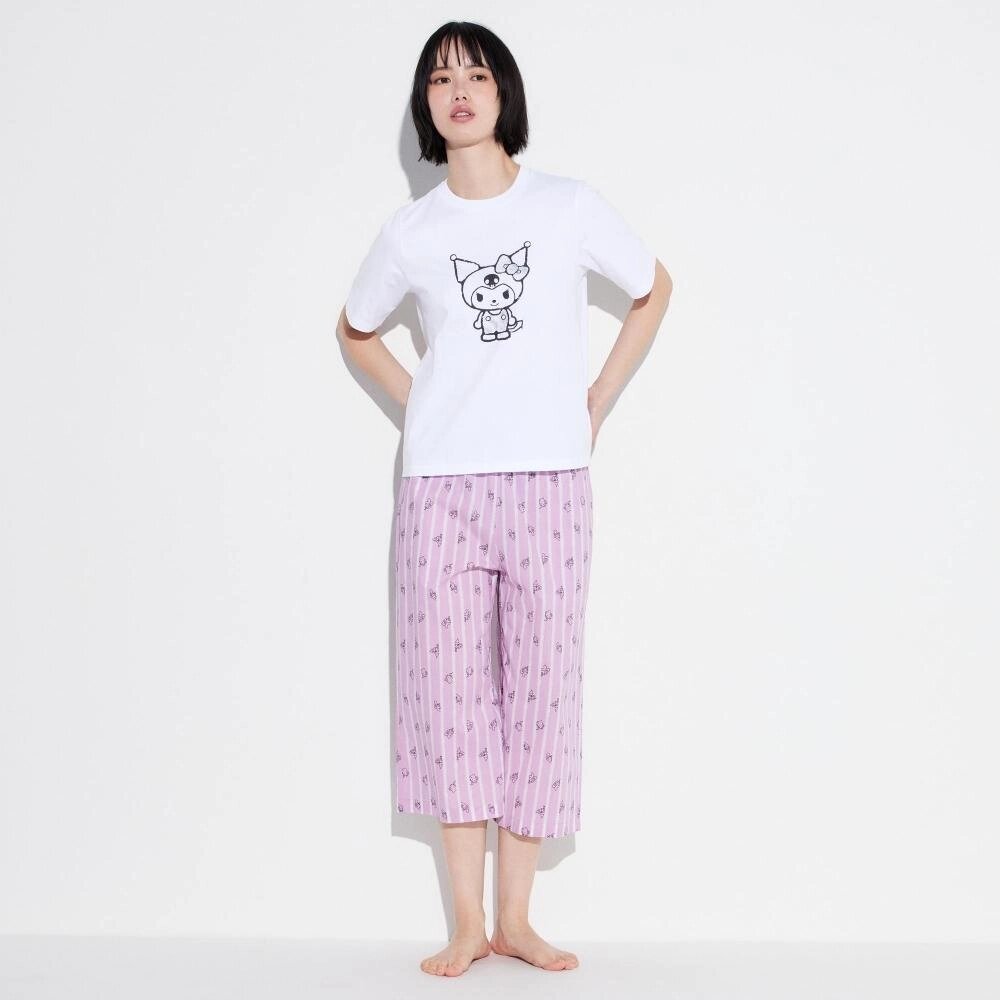 Uniqlo ЯПОНІЯ Hello Kitty, 50-річчя, бавовна, лілако під замовлення з Японії за 30 днів, доставка безкоштовна від компанії greencard - фото 1