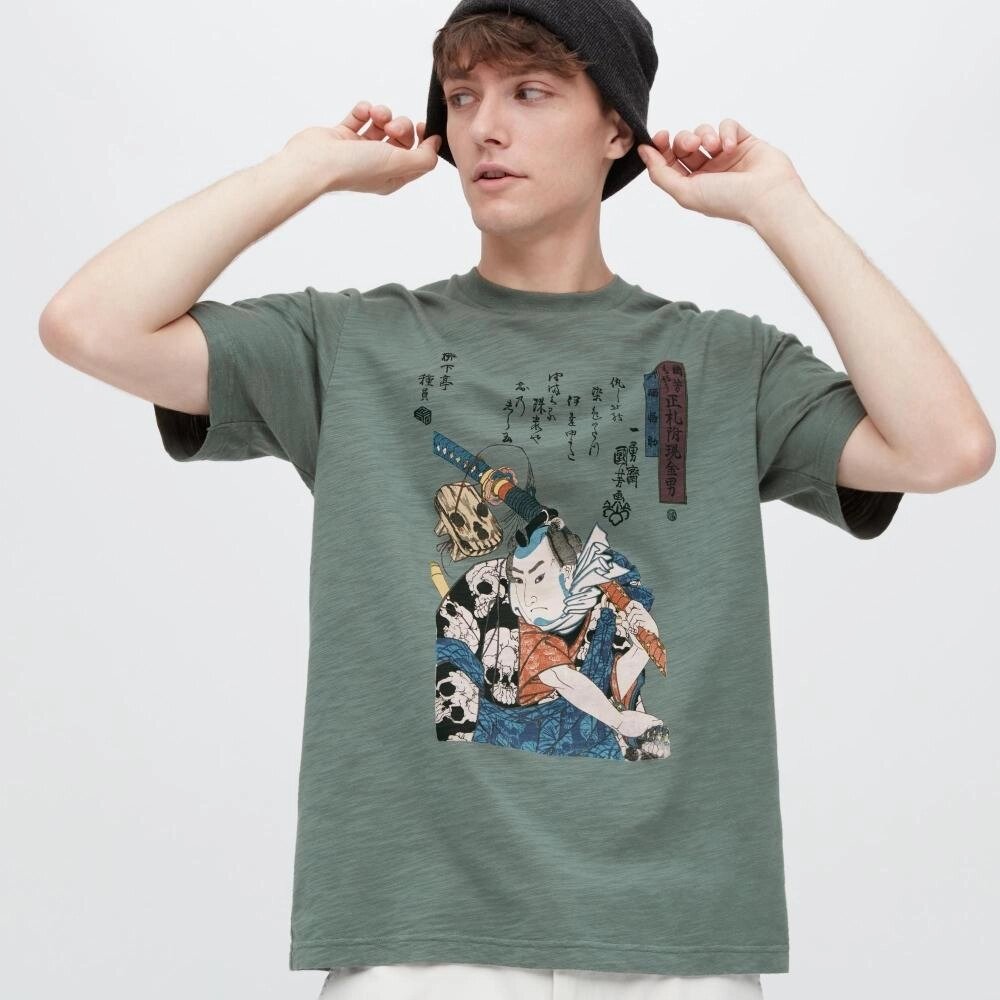 Uniqlo ЯПОНІЯ Ukiyo e UT Футболка з коротким рукавом та малюнком під замовлення з Японії за 30 днів, доставка від компанії greencard - фото 1