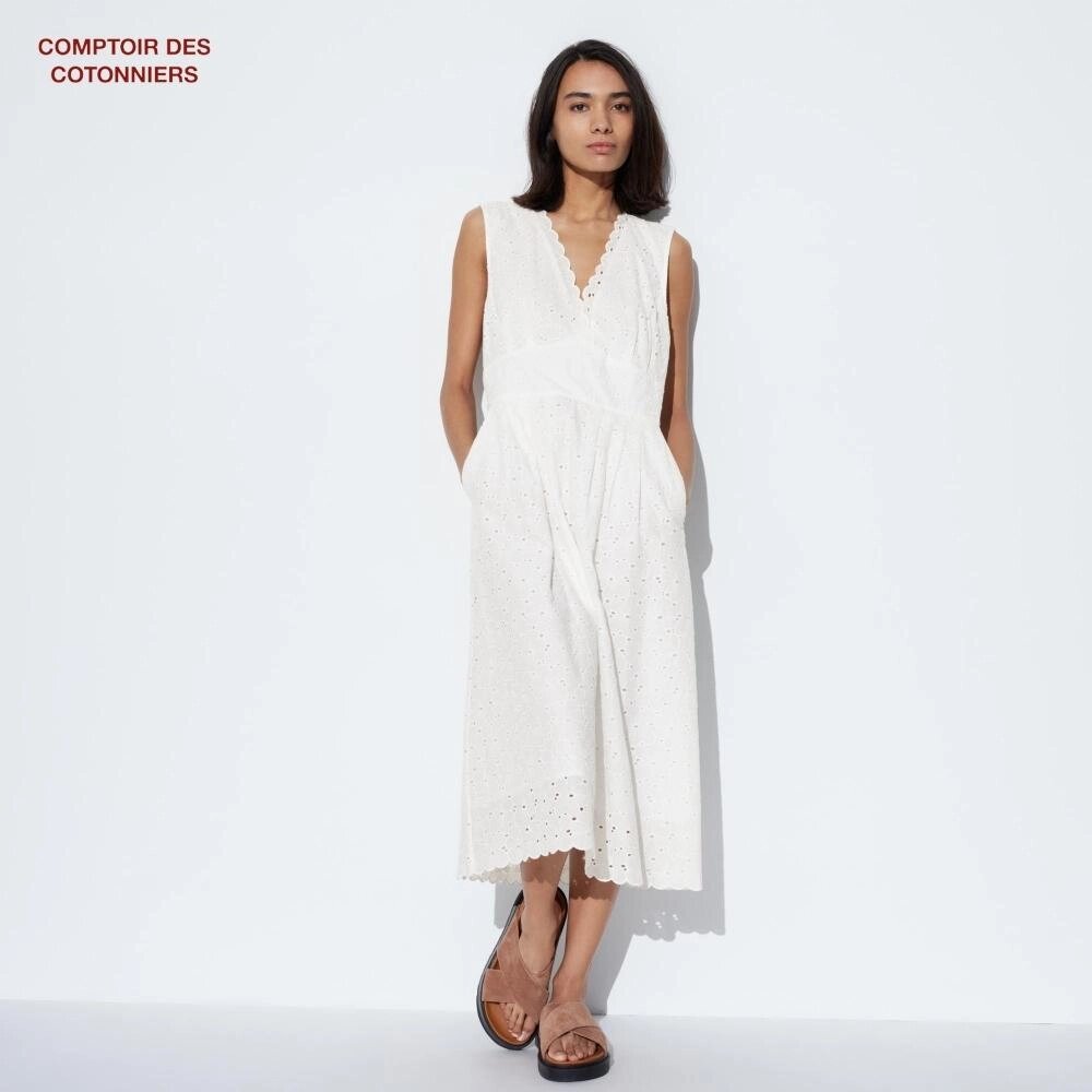 Uniqlo ЯПОНСЬКА СУКНЯ З ВИШИВКОЮ COMPTOIR DE COTONIE під замовлення з Японії за 30 днів, доставка безкоштовна від компанії greencard - фото 1