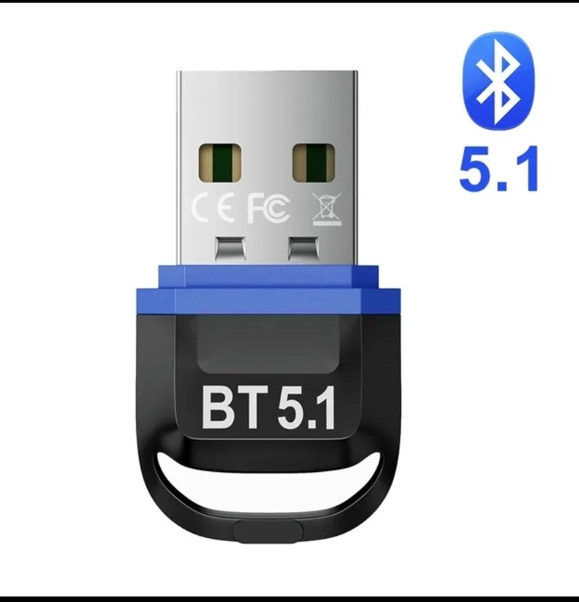 USB Bluetooth 5.1 Adapter блютуз-модуля універсальний Код/Артикул 13 від компанії greencard - фото 1