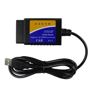 USB ELM327 V1.5 OBD2 сканер діагностики авто Код/Артикул 13