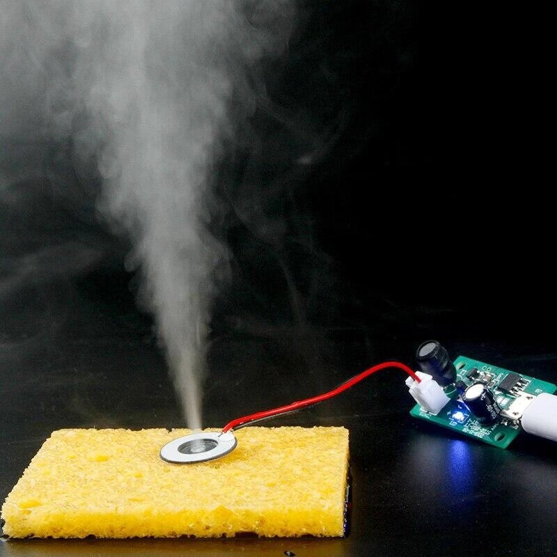 USB міні-зволожувач DIY набори туманоутворювач та драйвер друкована плата Fogger розпилювальна плівка розпилювач під від компанії greencard - фото 1