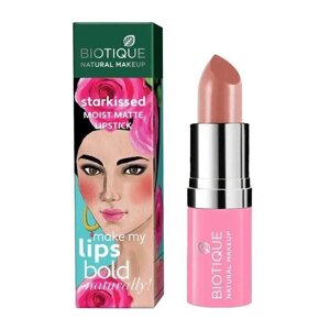 Зволожуюча матова помада для губ поцілунок на острові (4,2 г), Starkissed Moist Matte Lipstick Island Kiss, Biotique