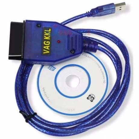 Vag Com KKL USB FTDI Адаптер діагностичний VAG-COM 409.1 Код/Артикул 13 від компанії greencard - фото 1