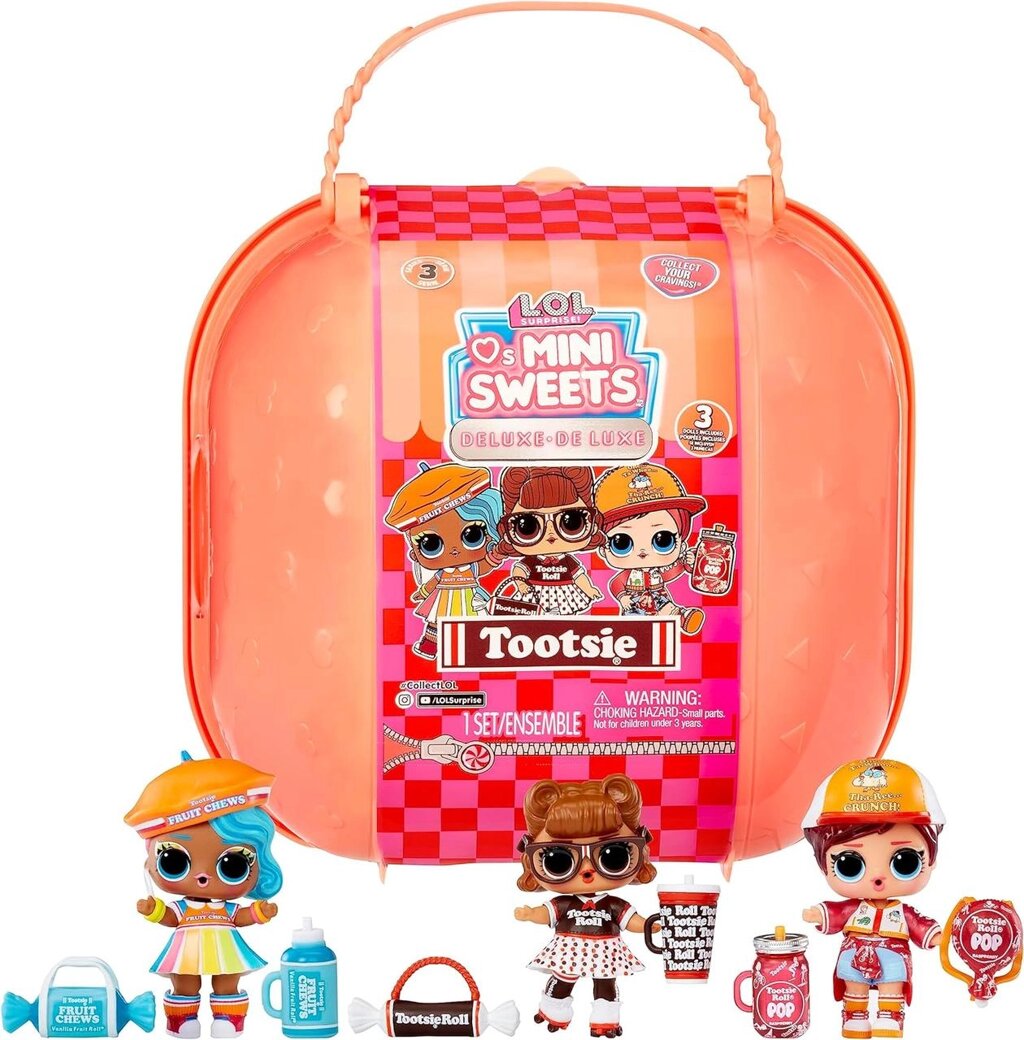 Валіза LOL СюрпризLoves Mini Sweets S3 Deluxe. Tootsie, Candy Theme Код/Артикул 75 1075 Код/Артикул 75 1075 Код/Артикул  від компанії greencard - фото 1