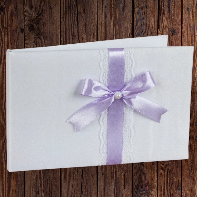 Весільна книга для побажань, фіолетовий колір (арт. 0796-19) Код/Артикул 84 0796-19 від компанії greencard - фото 1
