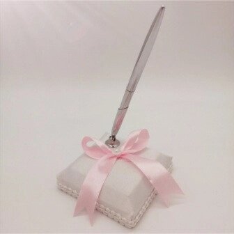 Весільна ручка для розпису, світло-рожевий бант Код/Артикул 84 0700-14 від компанії greencard - фото 1
