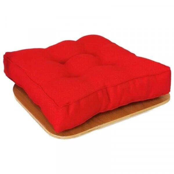 Висока подушка на стілець червона Код/Артикул 5 0534-13 від компанії greencard - фото 1