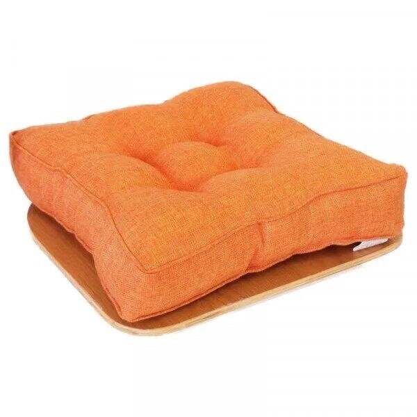 Висока подушка на стілець помаранчева Код/Артикул 5 0534-16 від компанії greencard - фото 1