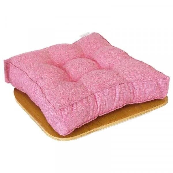 Висока подушка на стілець рожева Код/Артикул 5 0534-5 від компанії greencard - фото 1