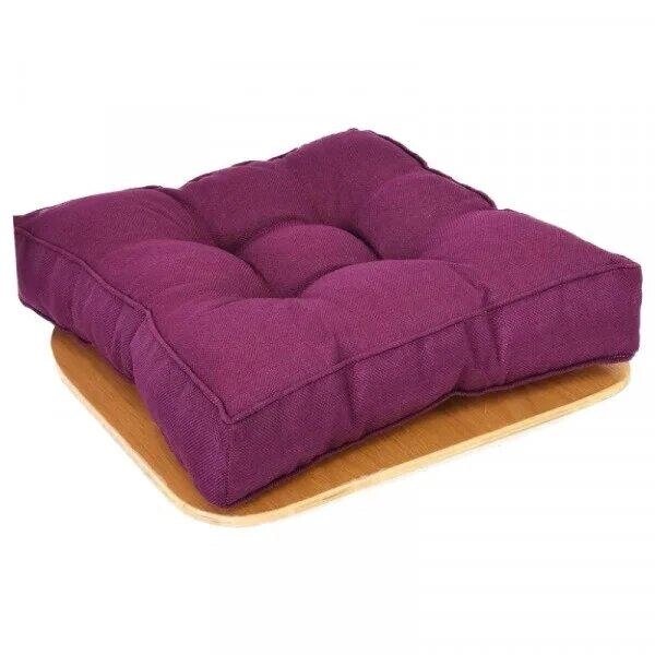 Висока подушка на стілець темно-фіолетова Код/Артикул 5 0534-12 від компанії greencard - фото 1