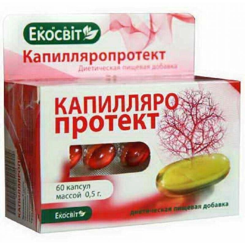 Вітаміни для судин Капіляропротект, 60 капсул Код/Артикул 194 3-067 від компанії greencard - фото 1