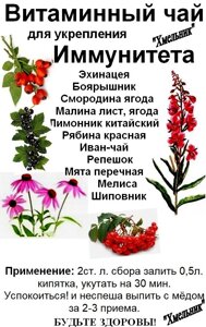 Вітамінний чай для зміцнення імунітету "Хмільник", 130 грам Код/Артикул 111