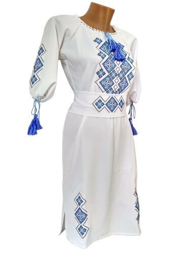 Вишите жіноче вбрання з геометричним орнаментом «Святковий» Код/Артикул 64 01093