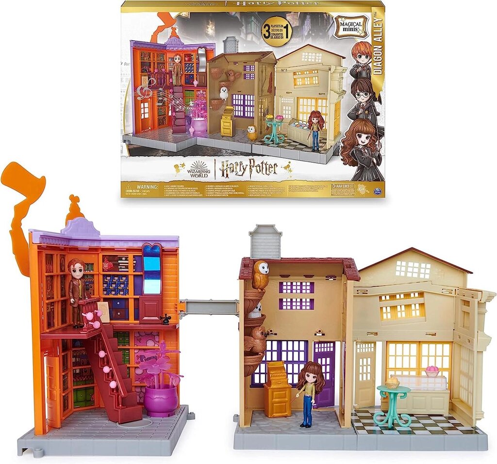 Wizarding World Harry Potter, Magical Minis Diagon Alley світло і звук,3в1 Код/Артикул 75 397 Код/Артикул 75 397 від компанії greencard - фото 1