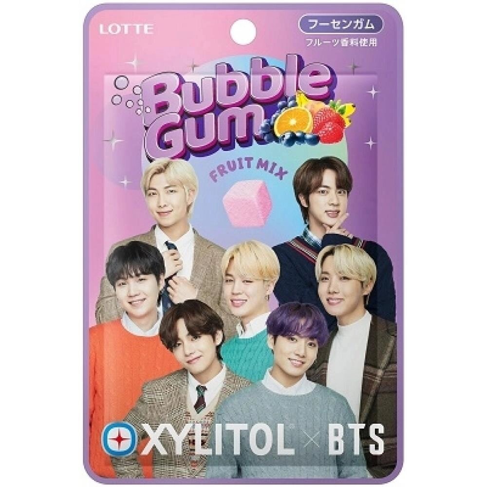 XYLITOL x BTS Bubble Gum Фруктова суміш під замовлення з Японії за 30 днів, доставка безкоштовна від компанії greencard - фото 1