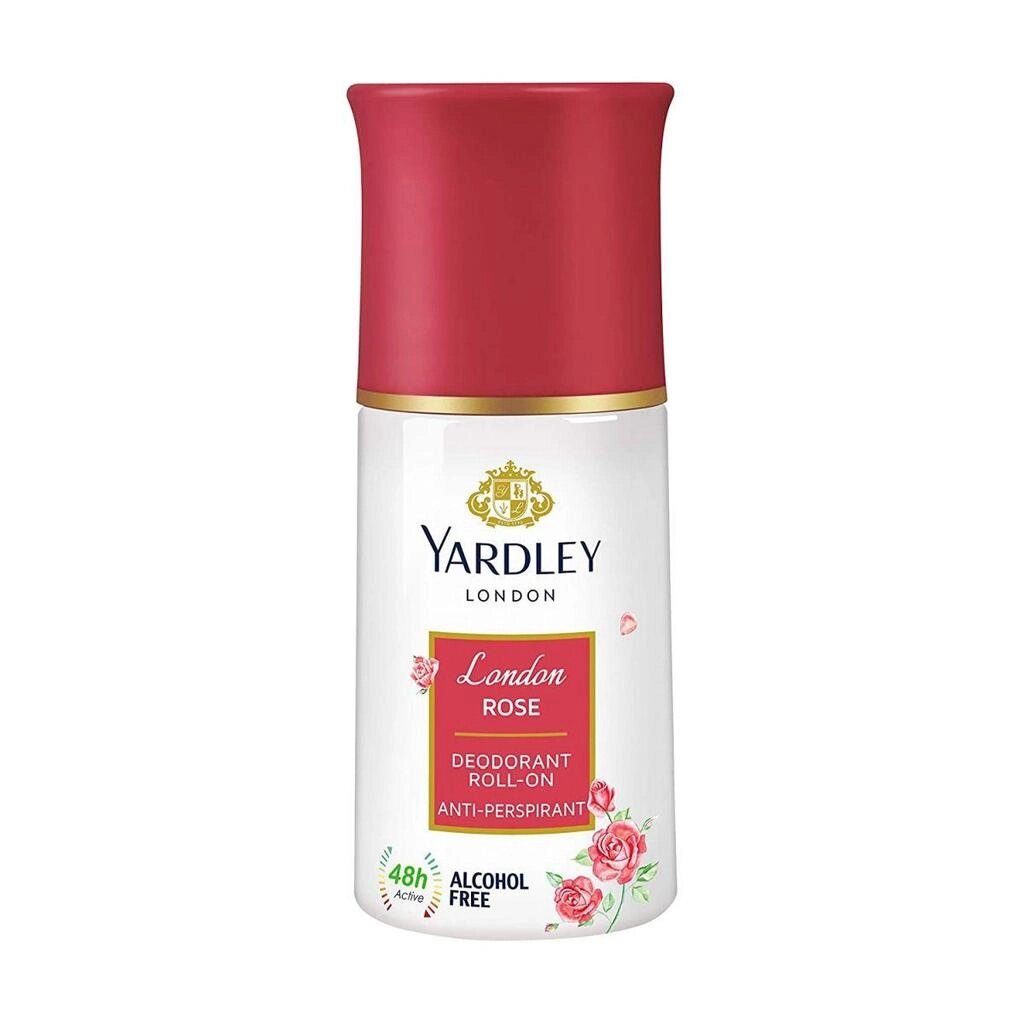 Yardley London Кульковий дезодорант-антиперспірант London Rose для жінок під замовлення з Індії за 45 днів, доставка від компанії greencard - фото 1