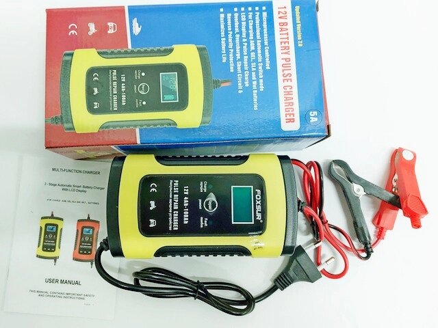 Зарядний пристрій 5А 12В (Foxsur) FBC1205D Код/Артикул 30 5333 від компанії greencard - фото 1