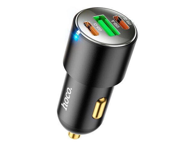 Зарядний пристрій автомобільний USB+2Type-C (Hoco) NZ6 Код/Артикул 30 5889 від компанії greencard - фото 1
