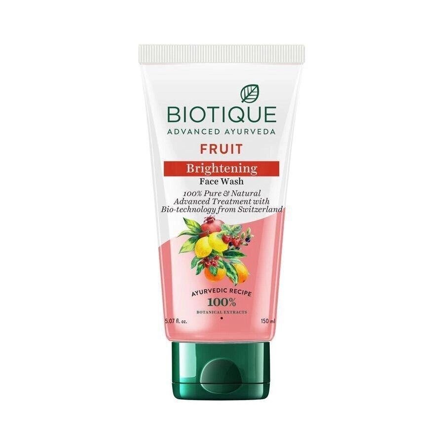 Засіб для вмивання із фруктами: освітлення шкіри (150 мл), Fruit Brightening Face Wash,  Biotique Під замовлення з від компанії greencard - фото 1