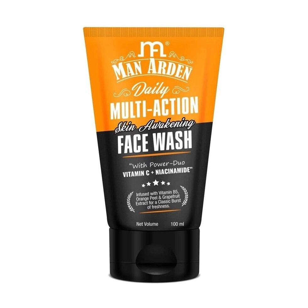 Засіб для вмивання з Вітаміном С та Ніацинамідом (100 мл), Multi-Action Skin Awakening Face Wash Vitamin C + Під від компанії greencard - фото 1