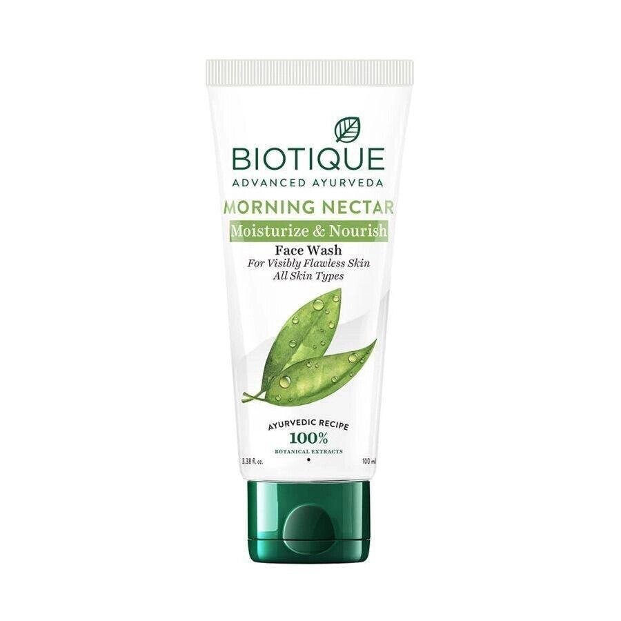 Засіб для вмивання: зволоження та живлення шкіри (100 мл), Morning Nectar Moisturize & Nourish Face Wash,  Biotique Під  від компанії greencard - фото 1