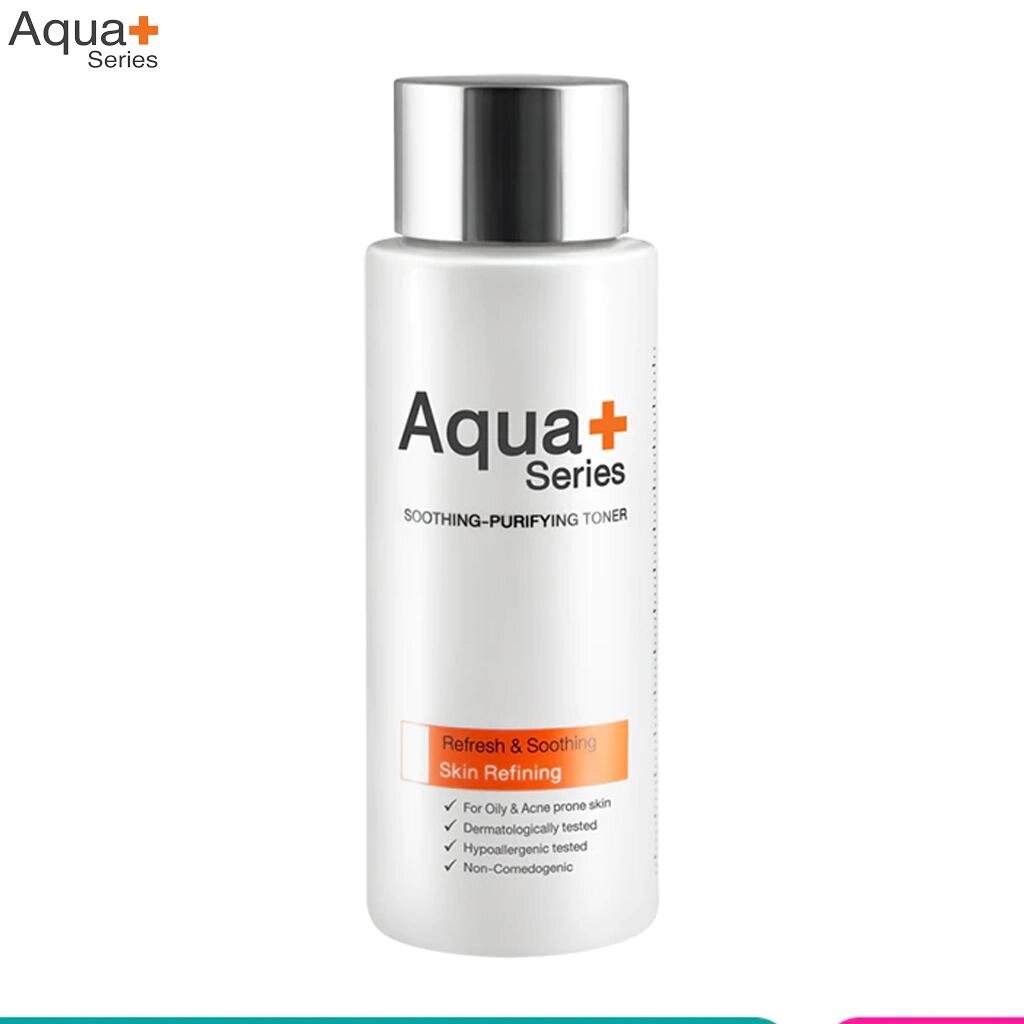 Заспокійливо-очищувальний тонік серії Aqua+, освіжаючий та заспокійливий, що очищає шкіру, 150 мл. Під замовлення з від компанії greencard - фото 1