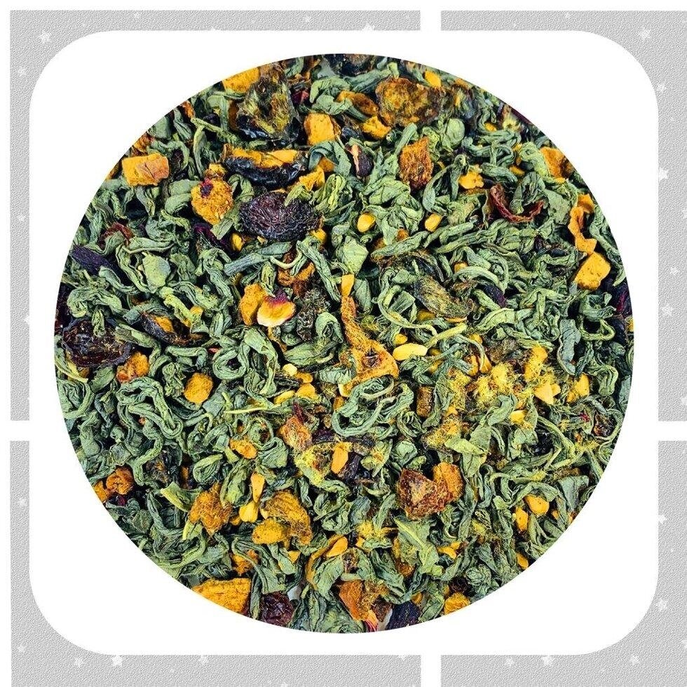 Зелений чай із шипшиною, 50 гр Код/Артикул 194 26-0042 від компанії greencard - фото 1
