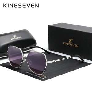 Жіночі градієнтні поляризаційні сонцезахисні окуляри KINGSEVEN N7822 Purple Gradient Pink Код/Артикул 184