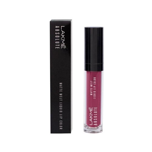 Рідка матова помада для губ Свято шовковиці (6мл), Absolute Matte Melt Liquid Lip Color Mulberry Feast, Lakme Під