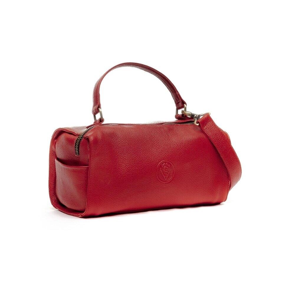 Жіноча шкіряна сумка (VSL094) червона Код/Артикул 35 VSL094 від компанії greencard - фото 1