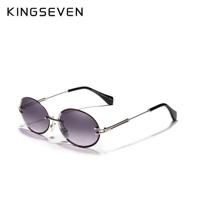 Жіночі градієнтні сонцезахисні окуляри KINGSEVEN N805 Black Gradient Код/Артикул 184 від компанії greencard - фото 1