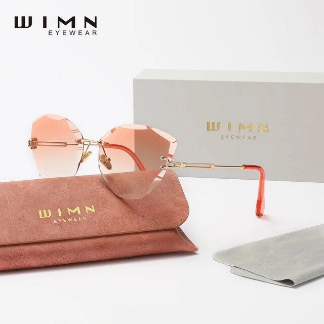 Жіночі градієнтні сонцезахисні окуляри WIMN N801 Orange Gradient Код/Артикул 184 від компанії greencard - фото 1