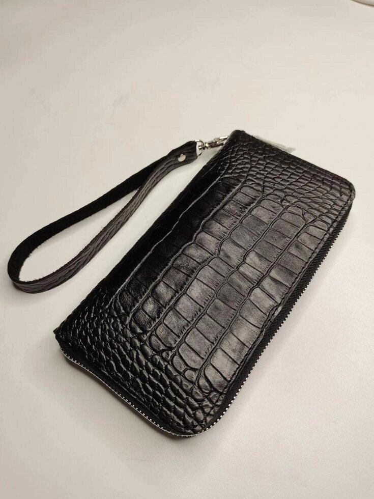Жіночий шкіряний гаманець Zipper. Великий жіночий гаманець з натуральної шкіри Код/Артикул 134 В - 145 від компанії greencard - фото 1