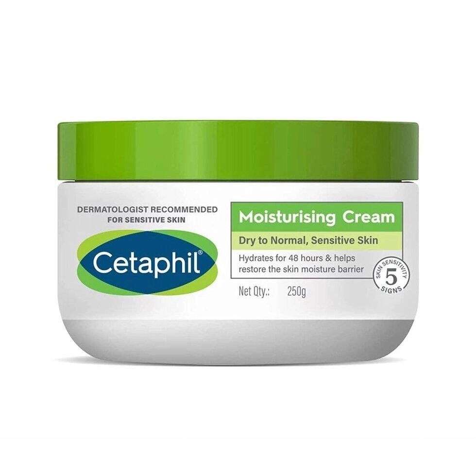 Зволожуючий крем для сухої, нормальної та чутливої шкіри (250 г), Moisturizing Cream Dry to Normal, Sensitive Skin, Під  від компанії greencard - фото 1