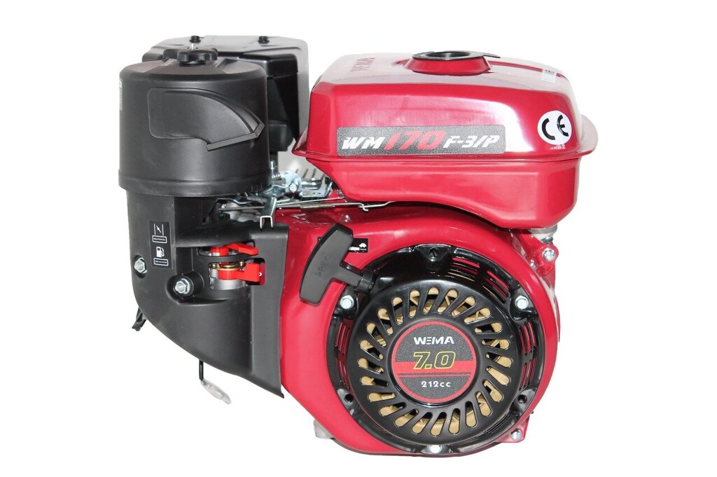 Двигун бензиновий Weima WM170F-3 (R) New (1800об / хв, шпонка, редуктор шестерний, 7 л. с.) від компанії АгроФактор - фото 1