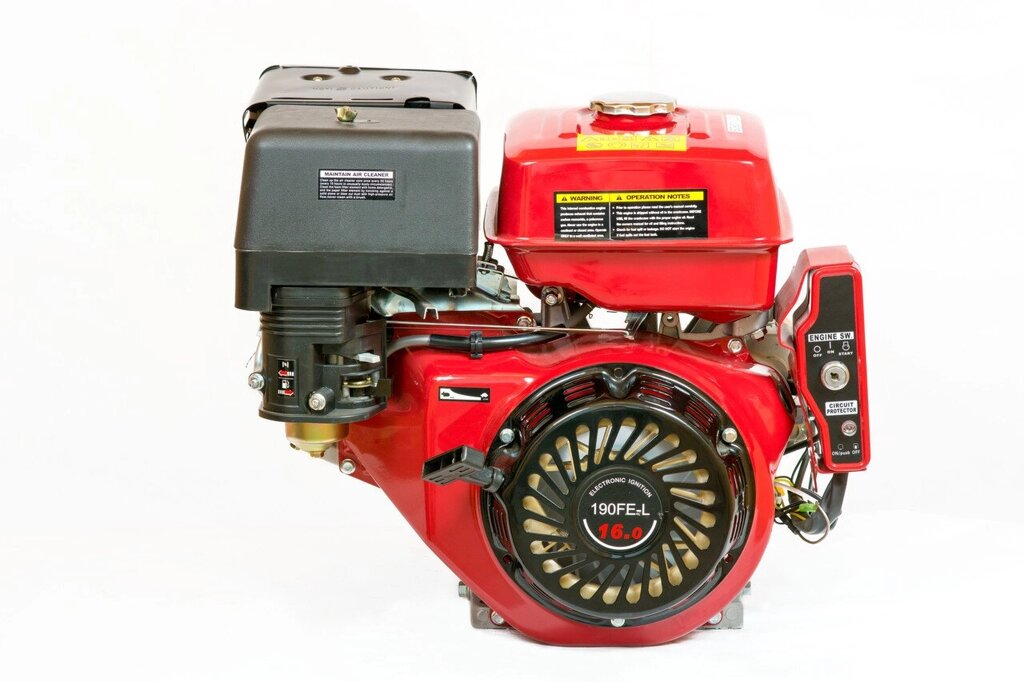 Двигун бензиновий Weima WM190FE-L (R) (HONDA GX420) (редуктор 1/2, шпонка, 16 к. с., електро від компанії АгроФактор - фото 1
