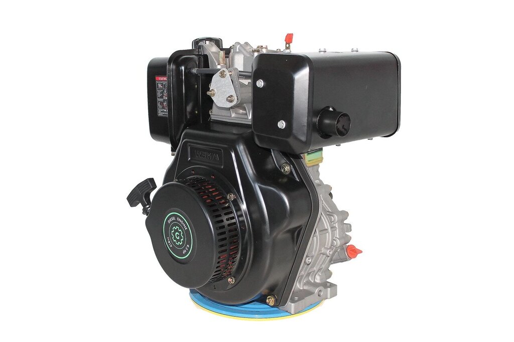 Двигун дизельний GrunWelt GW186FВ (9,5 к. с., шпонка) від компанії АгроФактор - фото 1