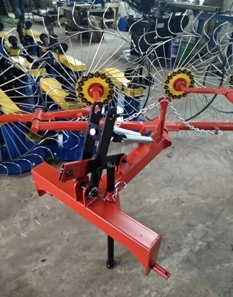 Граблі ворушилки Сонечко для трактора 4 колеса (120 см), спиця 6 мм оцинк від компанії АгроФактор - фото 1