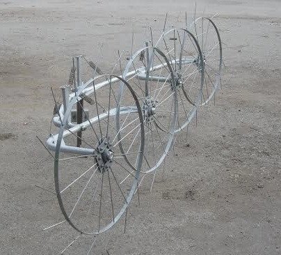 Граблі-ворушилки ("сонечко") ТМ Ярило (1,5 м, 2 колеса) від компанії АгроФактор - фото 1