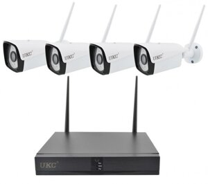 4 KIT UKS Wi-Fi 5GZ Camera Set 3-рівня захисту